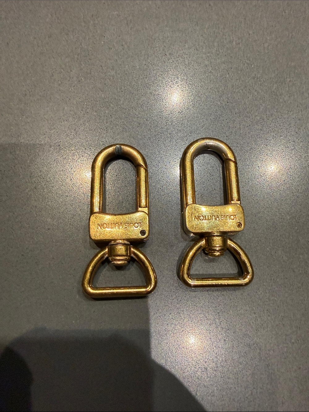 Louis Vuitton Gold Hardware Swivel Hooks
